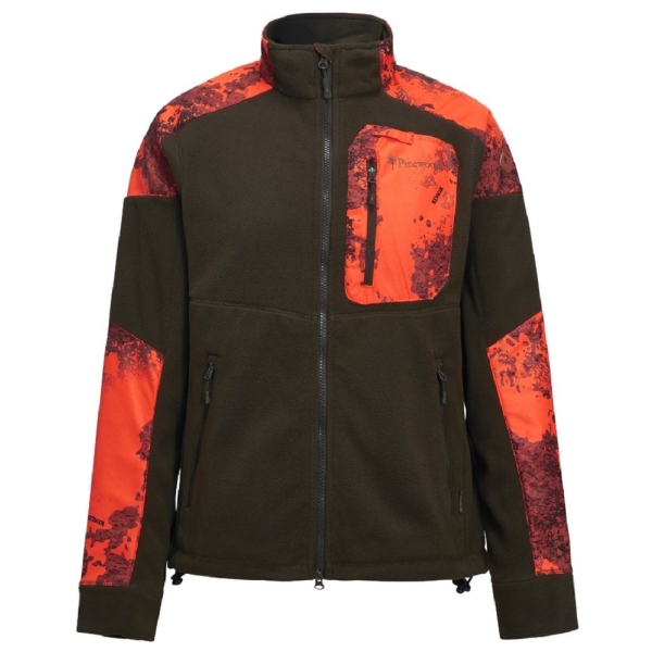 Pinewood 3619 Smaland Hunters Camou Damen Fleece Jacke H.Brown/Strata Blaze (269)