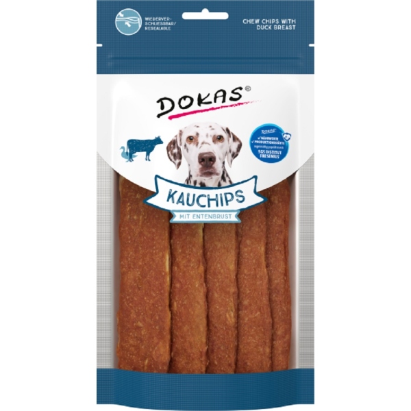 DOKAS - Kauchips mit Entenbrust 1er Pack (1 x 175g)