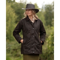 Walker and Hawkes - Victoria - Damen Country-Jacke gewachst braun