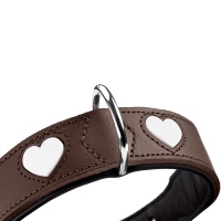 HUNTER Halsband Love braun